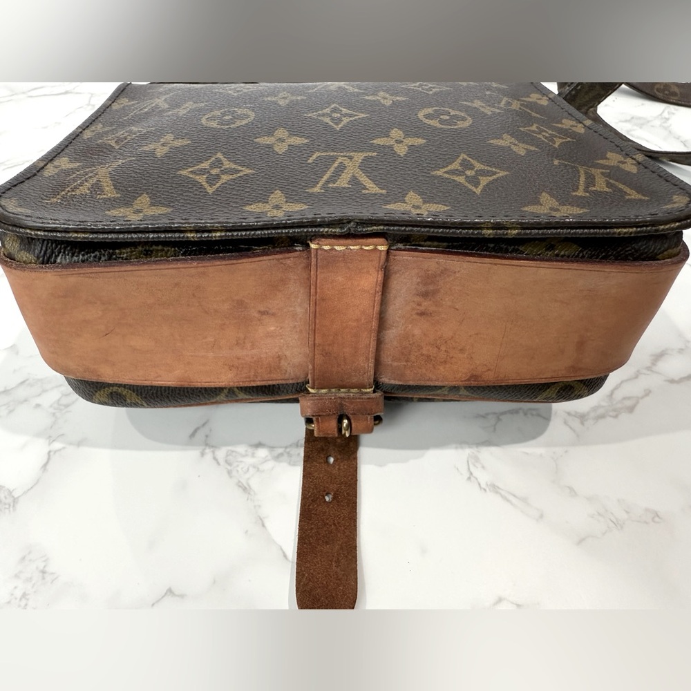 Louis Vuitton Cartouchière MM Crossbody Bag – Vintage Monogram 1982 + COA - Picture 4 of 16